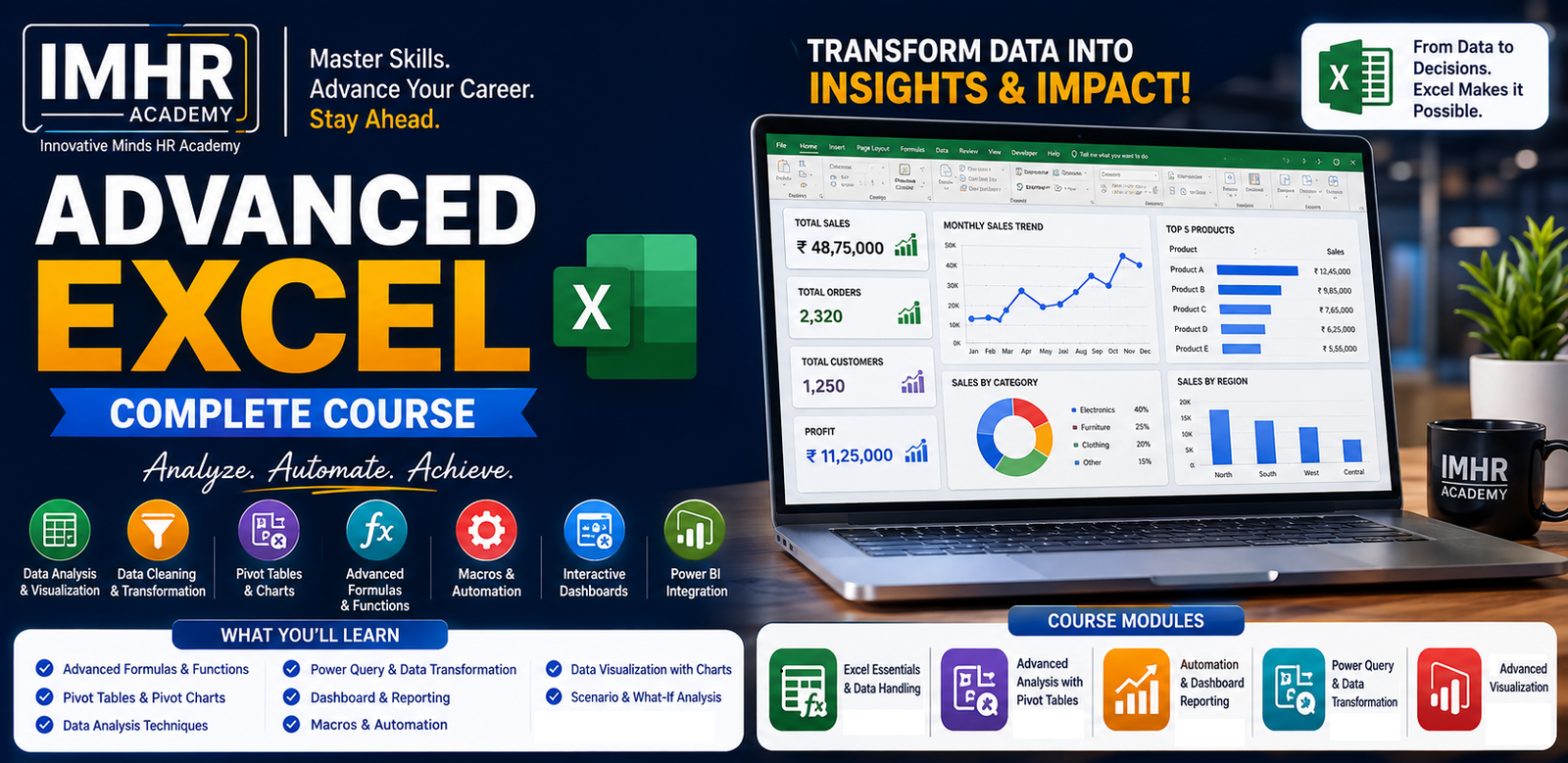 Advanced Excel Course Banner 1
