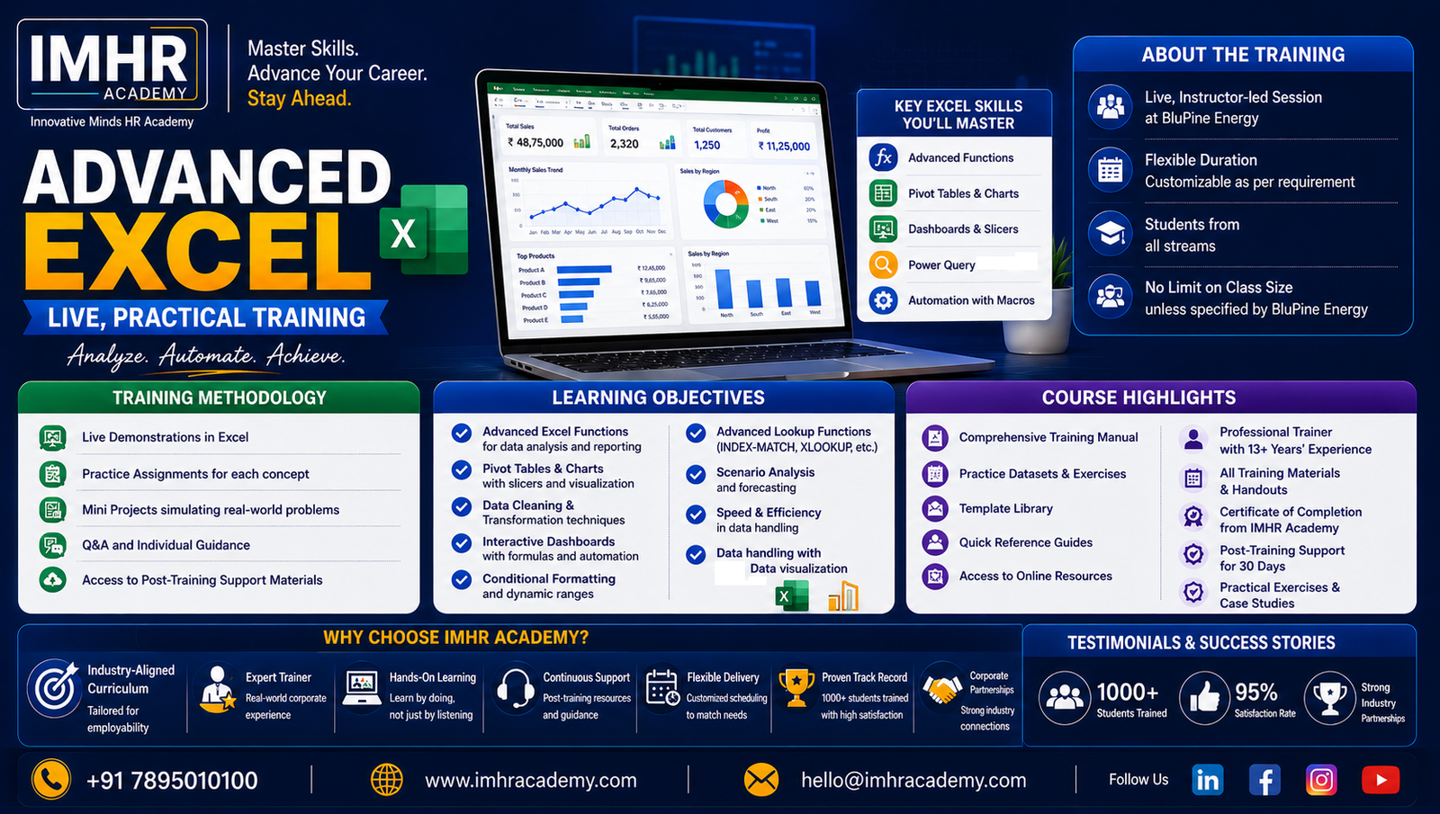 Advanced Excel Course Banner 2